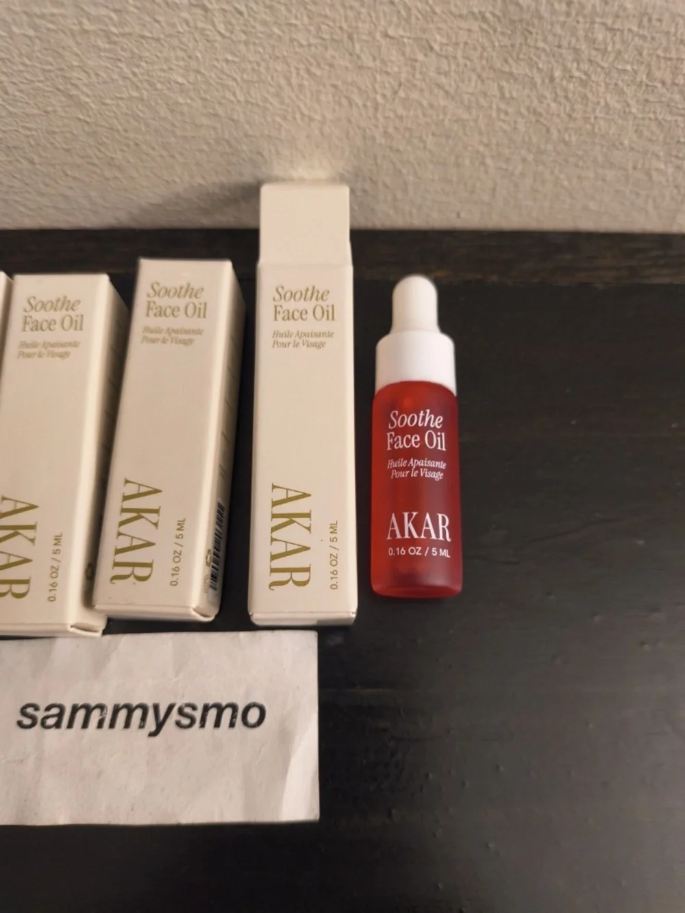 Akar Soothe Face Oil 5 ml/ 0.16 oz mini x6 Bottles